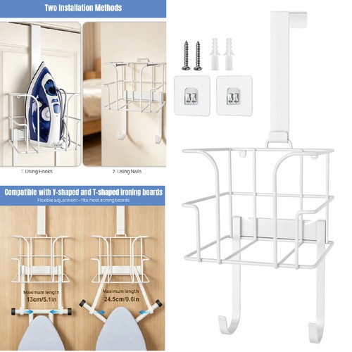 White ironing board hanger - board,