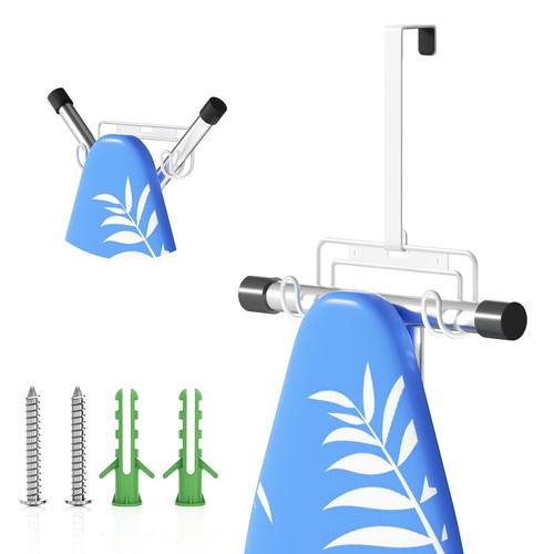 Ironing board holder wall - board,
